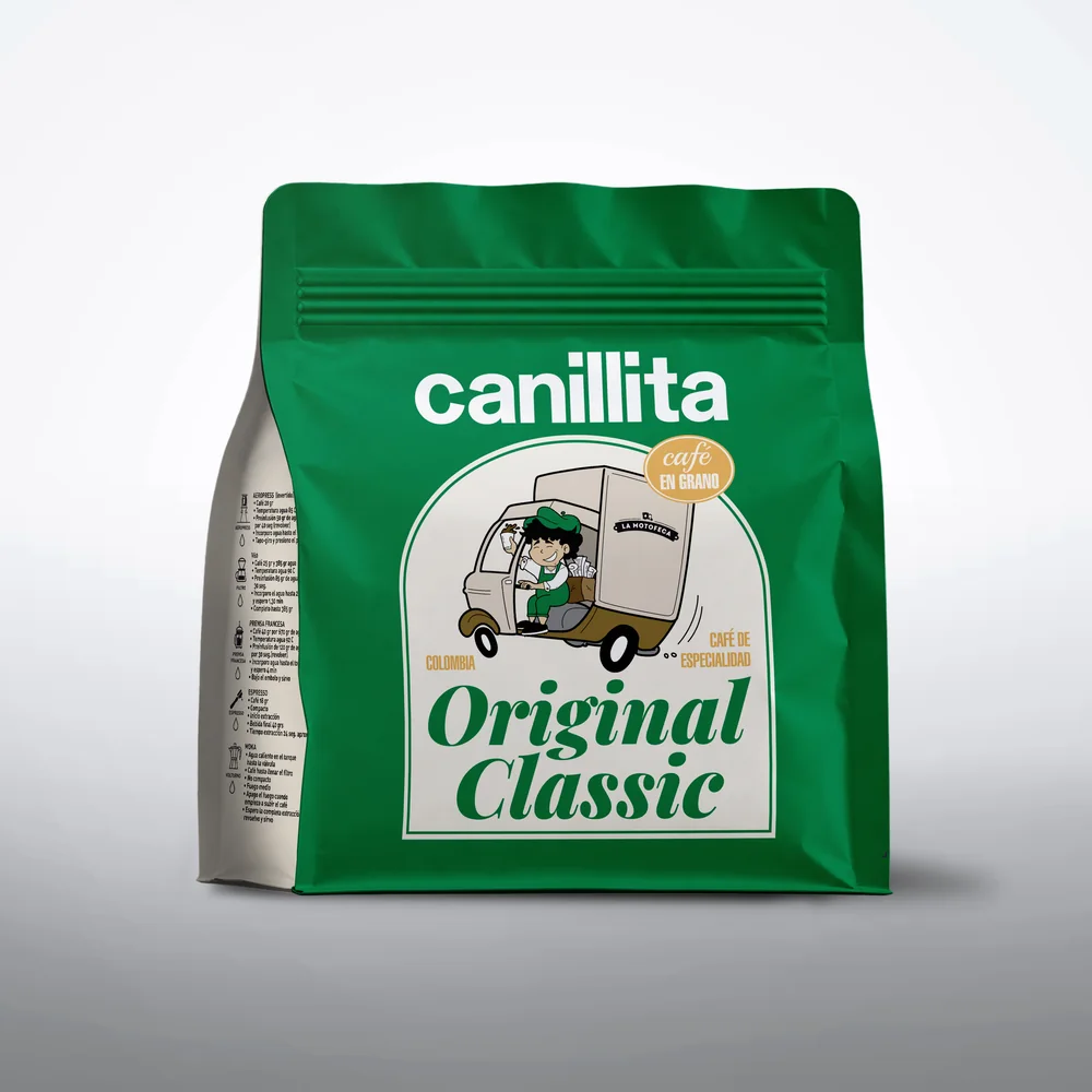 Paquete de café en grano Canillita Original Classic
